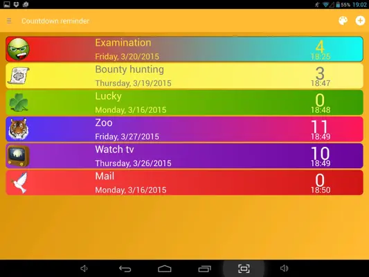 Days countdown android App screenshot 0